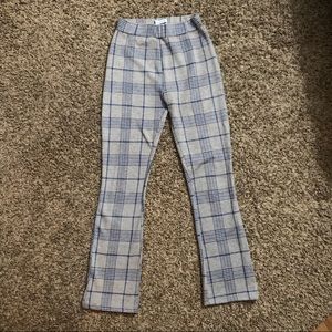 Urban Outfitters Gray and Blue Plaid Pants